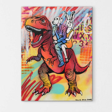 T-Rex is Back (Original Painting)
