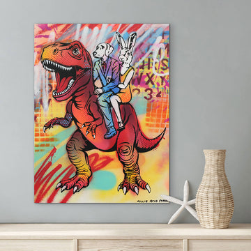 T-Rex is Back (Original Painting)