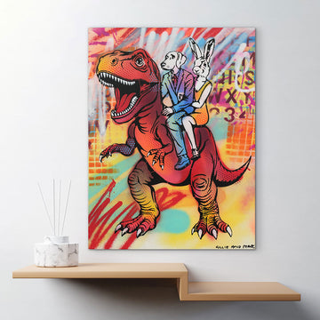 T-Rex is Back (Original Painting)
