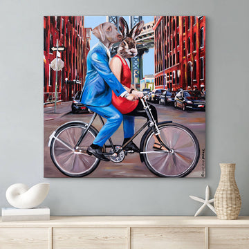 The Riders in Love (Original Painting)