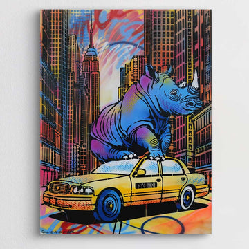 Taxi – New York (Original Painting)