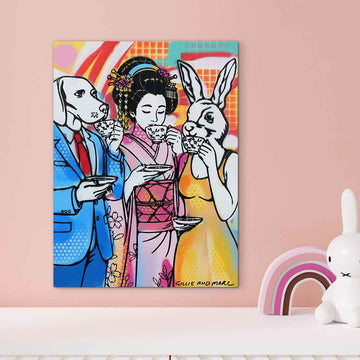 Tea for Three (Original Painting)