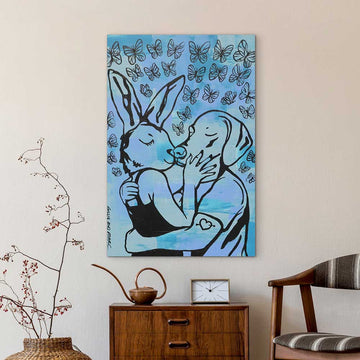 That Was Some Kiss (Original Painting)
