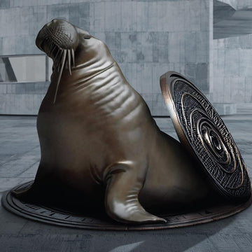 The Atlantic Walrus Emerges into a Better Tomorrow (Bronze Sculpture)