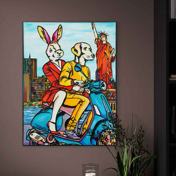 The Best Adventure Begins With Someone You Love (Original Painting)