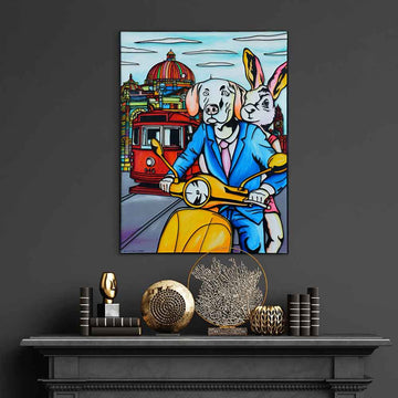 The Best Adventure Was Finding You (Original Painting)