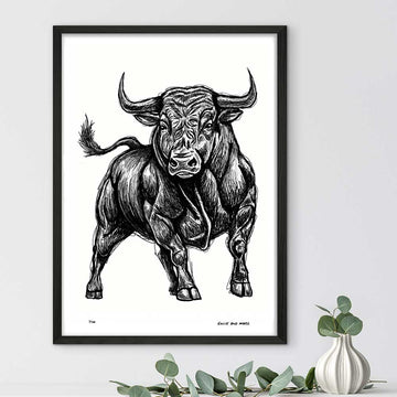 The Bull Run (Giclee Canvas Print)