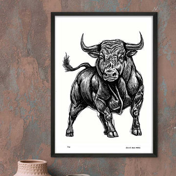 The Bull Run (Giclee Canvas Print)