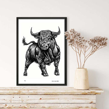 The Bull Run (Giclee Canvas Print)