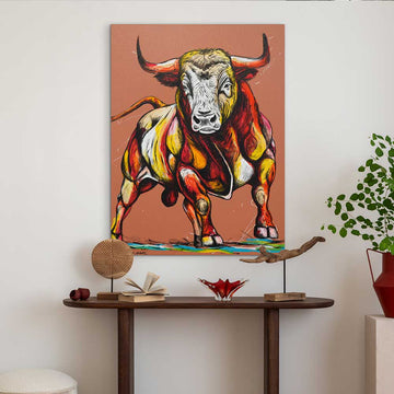 The Bull Run Today (Original Painting)