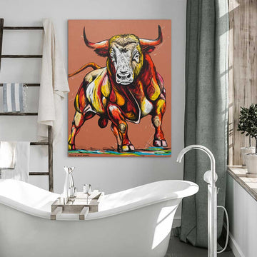 The Bull Run Today (Original Painting)