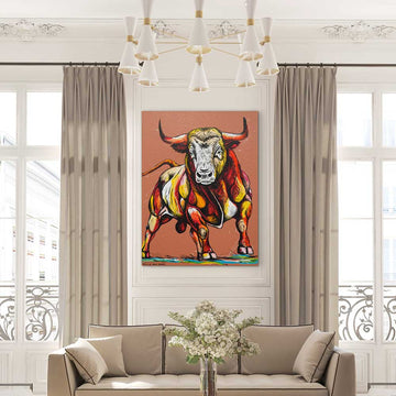 The Bull Run Today (Original Painting)