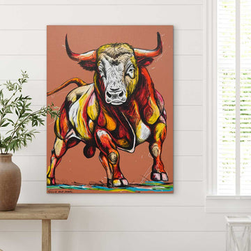 The Bull Run Today (Original Painting)