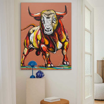 The Bull Run Today (Original Painting)