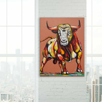 The Bull Run Today (Original Painting)
