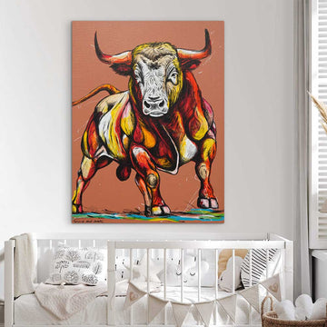 The Bull Run Today (Original Painting)