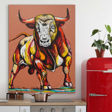 The Bull Run Today (Original Painting)