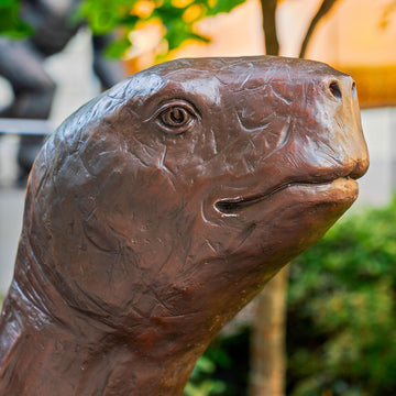 The Galapagos Tortoise Races on Roller Skates (Bronze Sculpture)