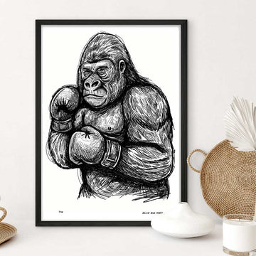 The Gorilla Is Strong (Giclee Canvas Print)