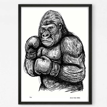 The Gorilla Is Strong (Giclee Canvas Print)