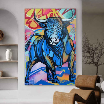 The King in Blue (Original Painting)