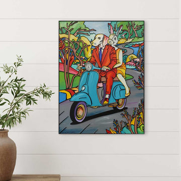 The Land of Happiness (Original Painting)