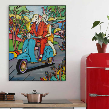 The Land of Happiness (Original Painting)