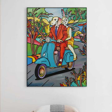 The Land of Happiness (Original Painting)