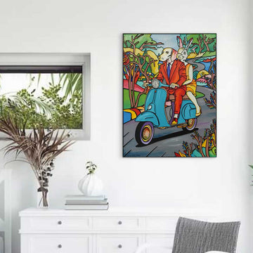 The Land of Happiness (Original Painting)