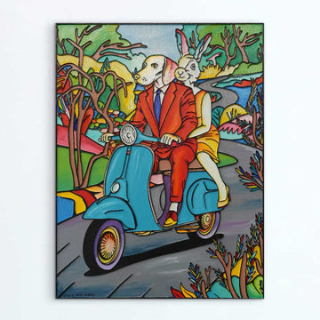 The Land of Happiness (Original Painting)