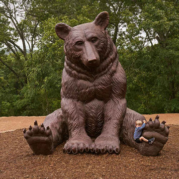 The Majestic Black Bear (Bronze Sculpture)