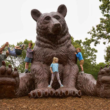 The Majestic Black Bear (Bronze Sculpture)
