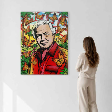 The Man Who Showed Us the World (Original Painting)