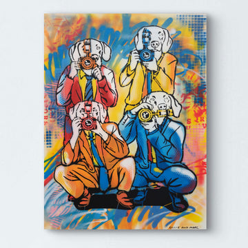 The Pap Dogs Have Arrived (Original Painting)