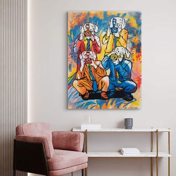 The Pap Dogs Have Arrived (Original Painting)