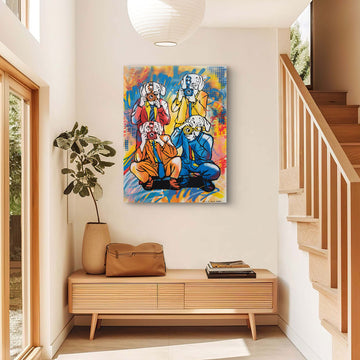 The Pap Dogs Have Arrived (Original Painting)