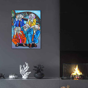 The Pap Dogs Were Let Loose (Original Painting)