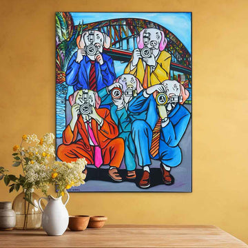 The Pap Dogs Were Let Loose (Original Painting)