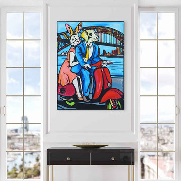 A Story of Two Lovers (Original Painting)