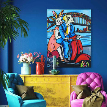 A Story of Two Lovers (Original Painting)