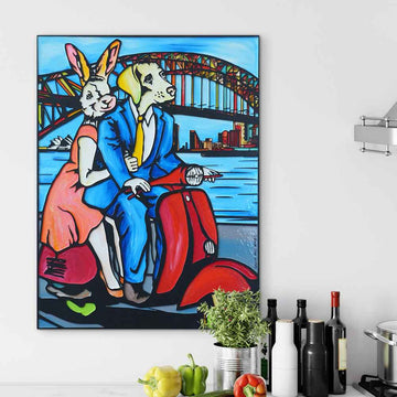 A Story of Two Lovers (Original Painting)