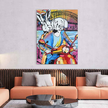 The Story of Us Never Ends (Original Painting)