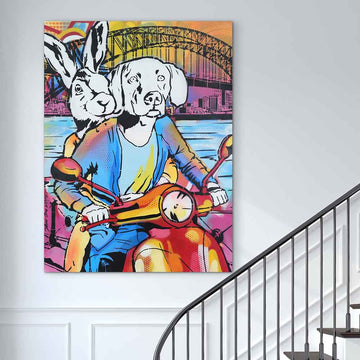 The Story of Us Never Ends (Original Painting)