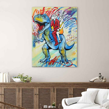The T-Rex Had Big Plans (Original Painting)