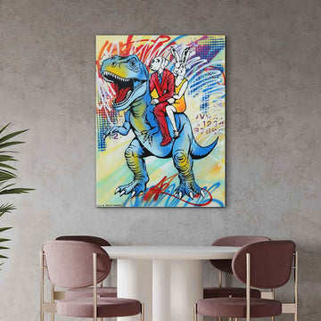 The T-Rex Had Big Plans (Original Painting)