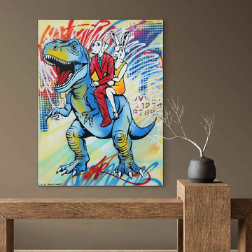 The T-Rex Had Big Plans (Original Painting)