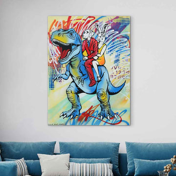 The T-Rex Had Big Plans (Original Painting)