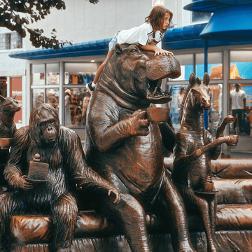 The Wild Couch Party (Bronze Sculpture)