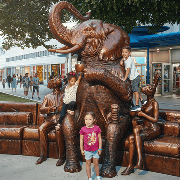 The Wild Couch Party (Bronze Sculpture)