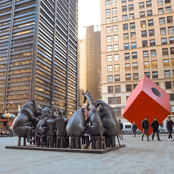 The Wild Table of Love (Bronze Sculpture)